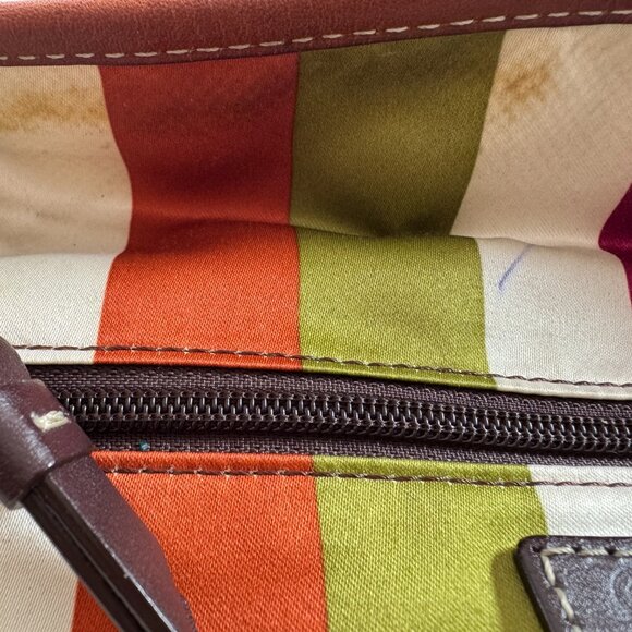 Vintage Brown Leather Saddle Shoulder Bag by Coach - Picture 7 of 11